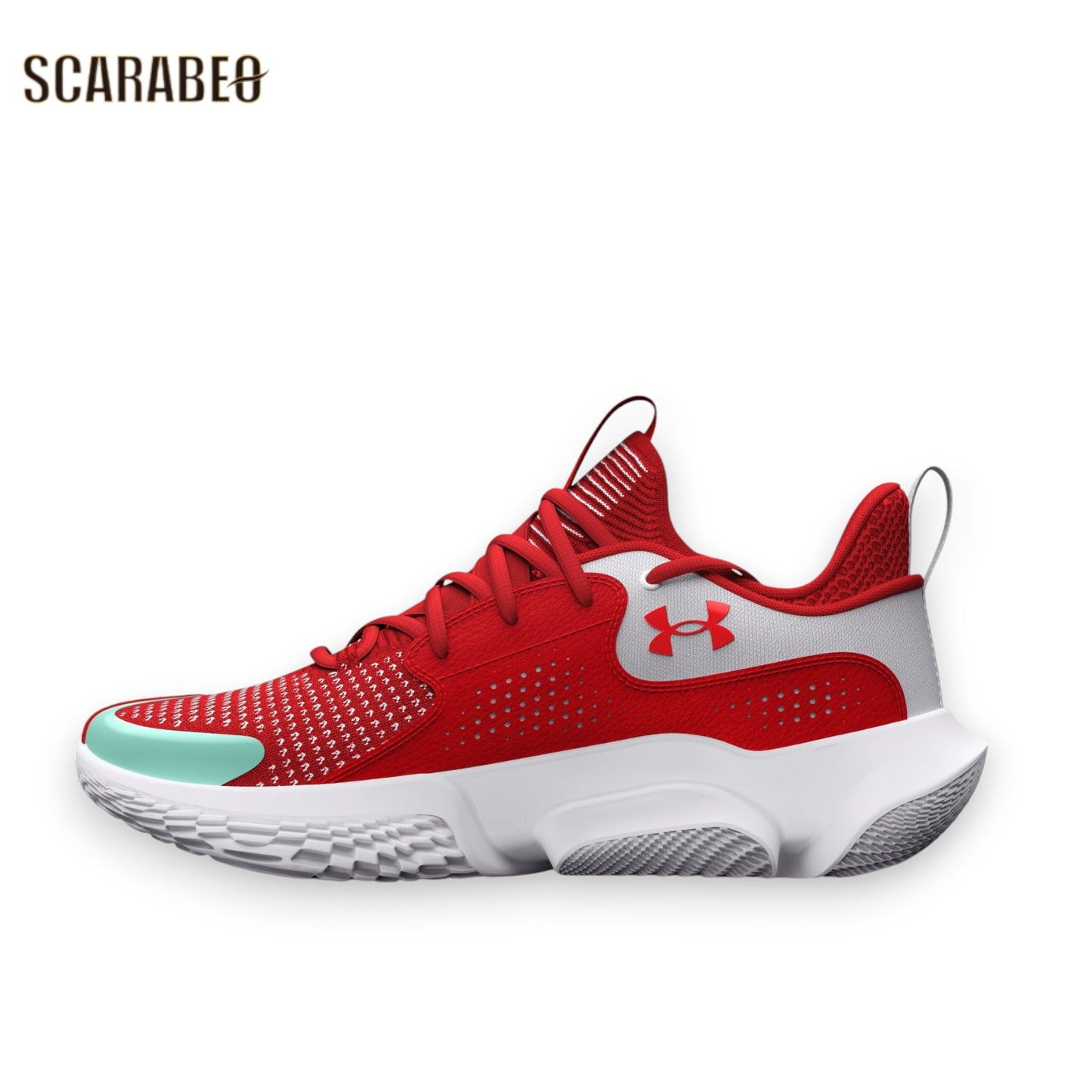 アンダーアーマー UAフロー フューチャーX 3 レッド ホワイト UNDER ARMOUR バスケットシューズ バッシュ メンズ レディース ユニセックス FLOW 3026630-600