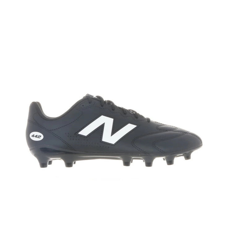 New Balance ニューバランス 442 CLUB HG/AG V3 2E U44H4WG2E ブラック サッカースパイク ワイド 幅広 土 人工芝 天然芝 u44h4wg2e