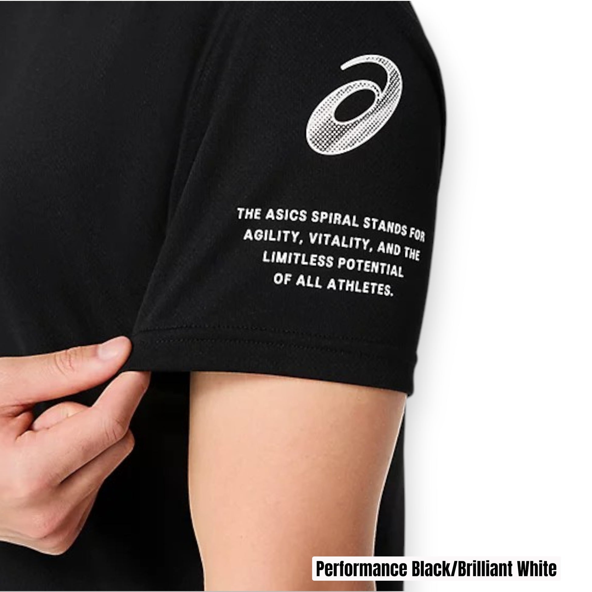 アシックス ドライロゴグラフィックTシャツ ASICS 半袖 Tシャツ メンズ スポーツウェア 吸汗速乾 ドライ トレーニング ランニング 2033c184-002