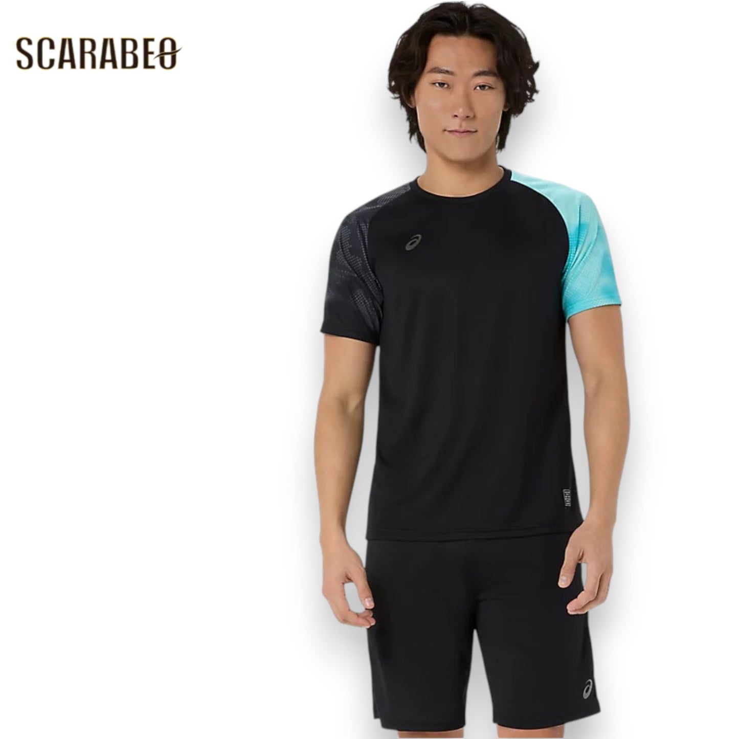 アシックス ドライ半袖シャツ ASICS メンズ Tシャツ 半袖 スポーツウェア 吸汗速乾 ASICS JAPONISM ランニング トレーニング 2033c185-002