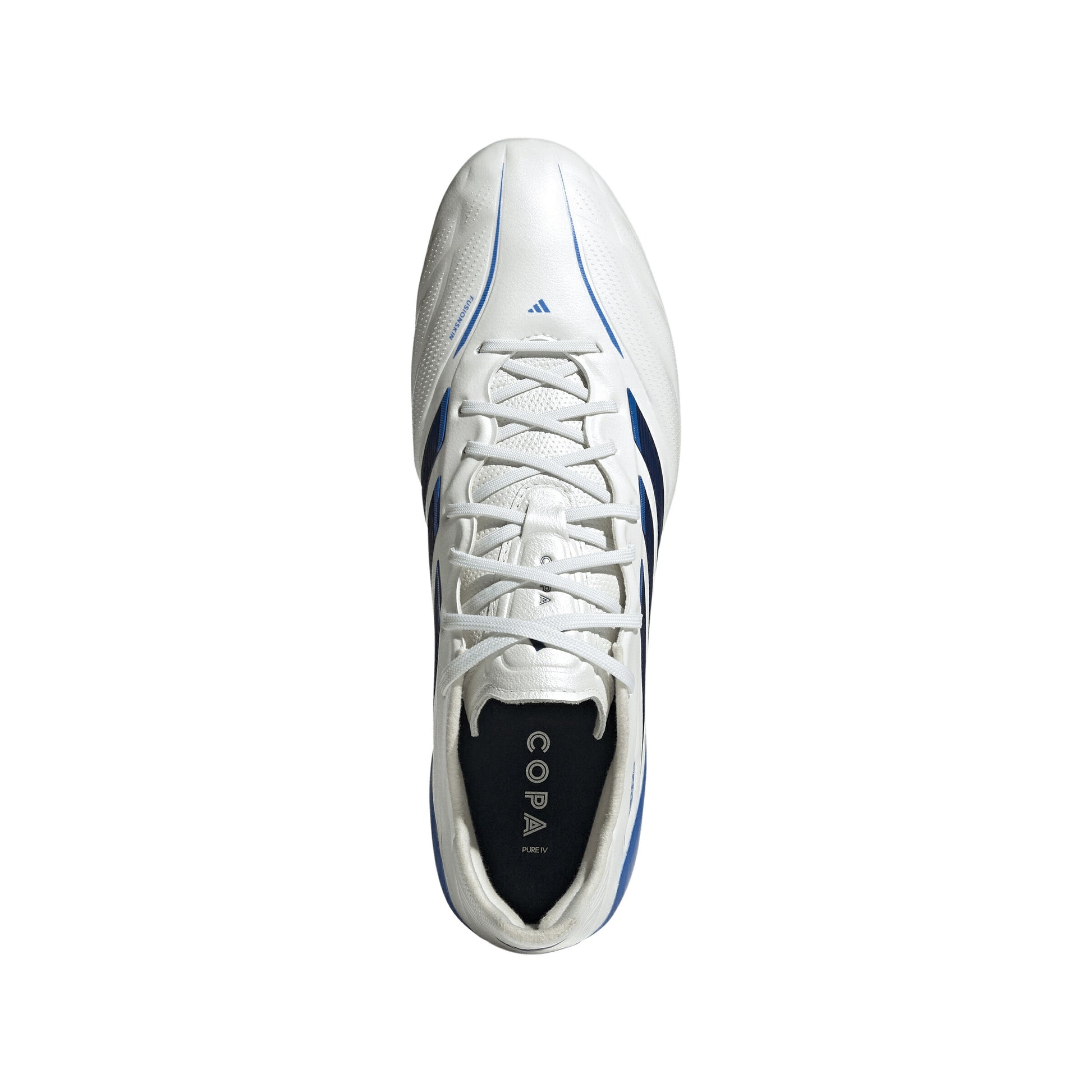 アディダス コパ ピュア 4 ELITE HG/AG JAPAN KI0595 ホワイト ネイビー ブルー adidas COPA PURE 4 サッカースパイク エリート 土 人工芝 ki0595