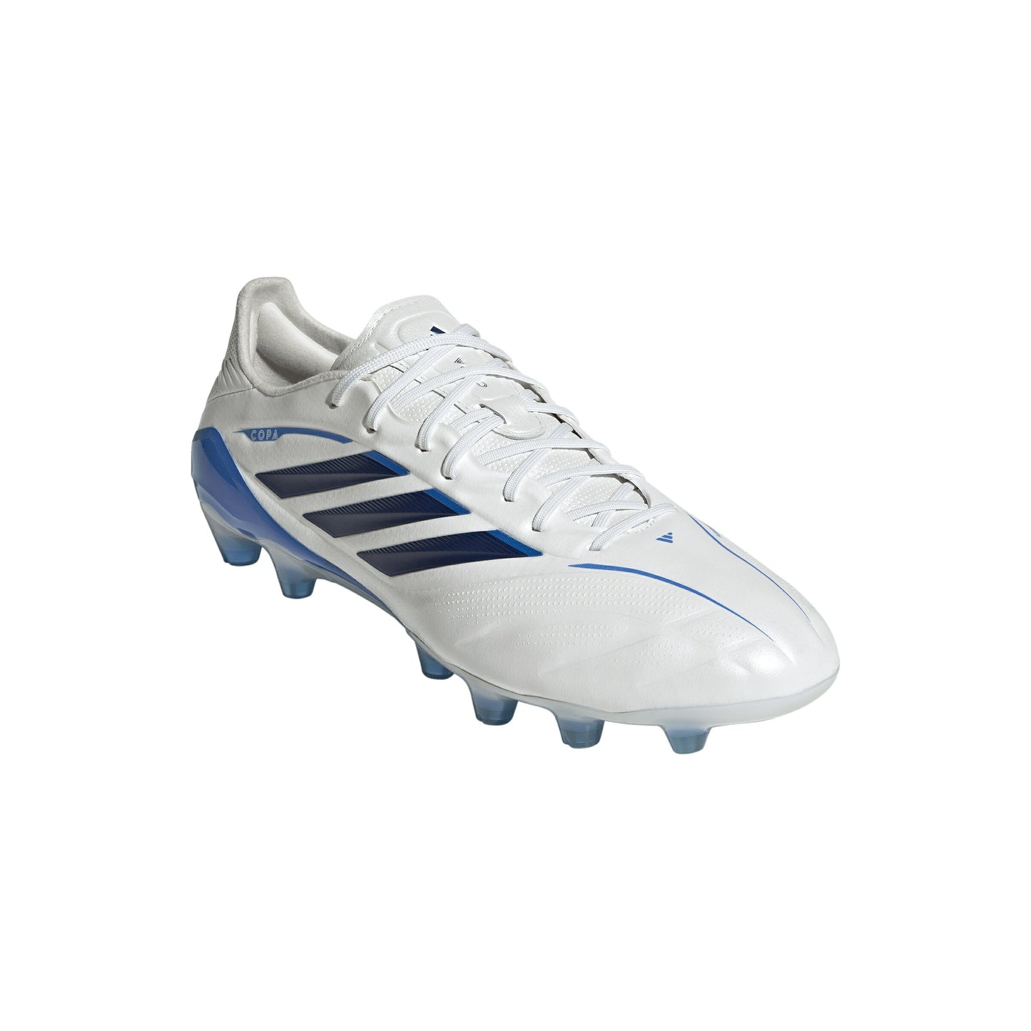 アディダス コパ ピュア 4 ELITE HG/AG JAPAN KI0595 ホワイト ネイビー ブルー adidas COPA PURE 4 サッカースパイク エリート 土 人工芝 ki0595