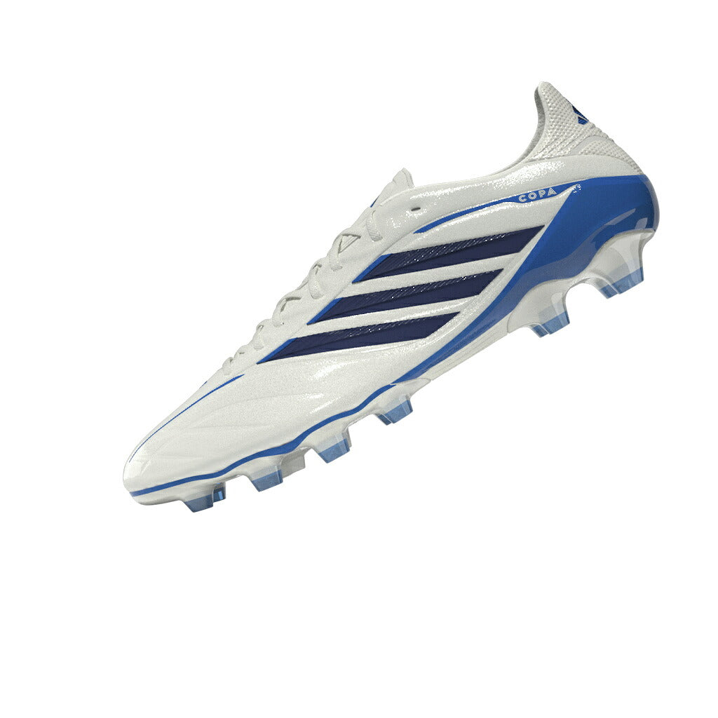 アディダス コパ ピュア 4 ELITE HG/AG JAPAN KI0595 ホワイト ネイビー ブルー adidas COPA PURE 4 サッカースパイク エリート 土 人工芝 ki0595
