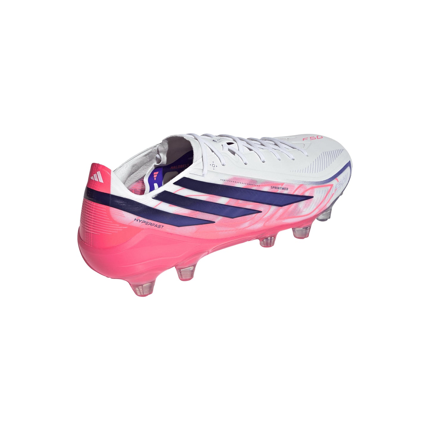アディダス F50 HYPERFAST ELITE HG/AG JAPAN KK1038 ホワイト パープル adidas サッカースパイク エリート 土 人工芝 天然芝 CHAOS VS CONTROL PACK kk1038
