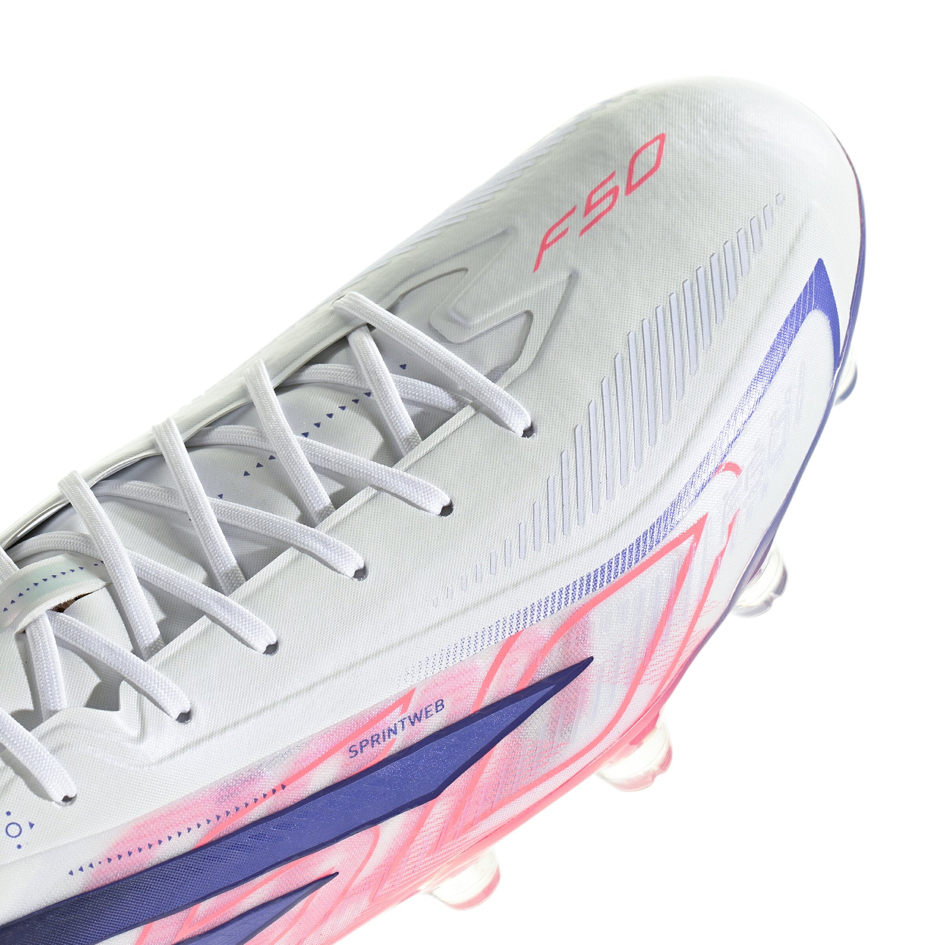アディダス F50 HYPERFAST ELITE HG/AG JAPAN KK1038 ホワイト パープル adidas サッカースパイク エリート 土 人工芝 天然芝 CHAOS VS CONTROL PACK kk1038