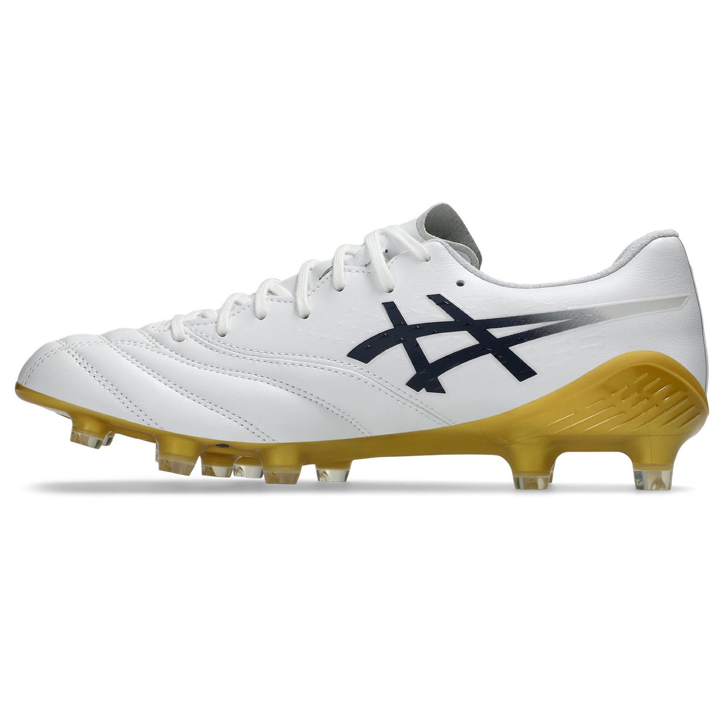 アシックス DS LIGHT X-FLY 6 WHITE MIDNIGHT ASICS サッカースパイク DSライト エックスフライ6 SILKYWRAP エリートモデル 1101a076-103