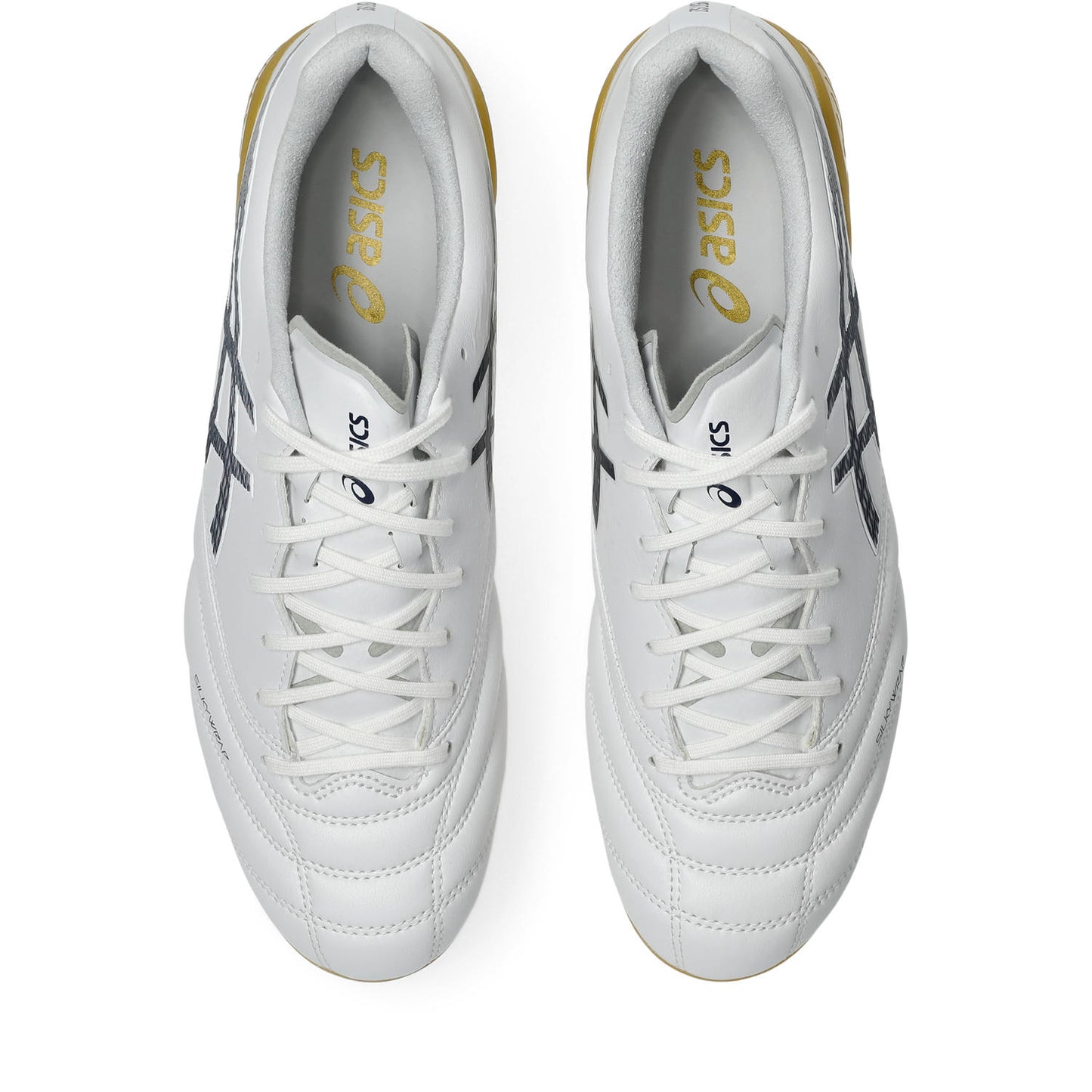 アシックス DS LIGHT X-FLY 6 WHITE MIDNIGHT ASICS サッカースパイク DSライト エックスフライ6 SILKYWRAP エリートモデル 1101a076-103