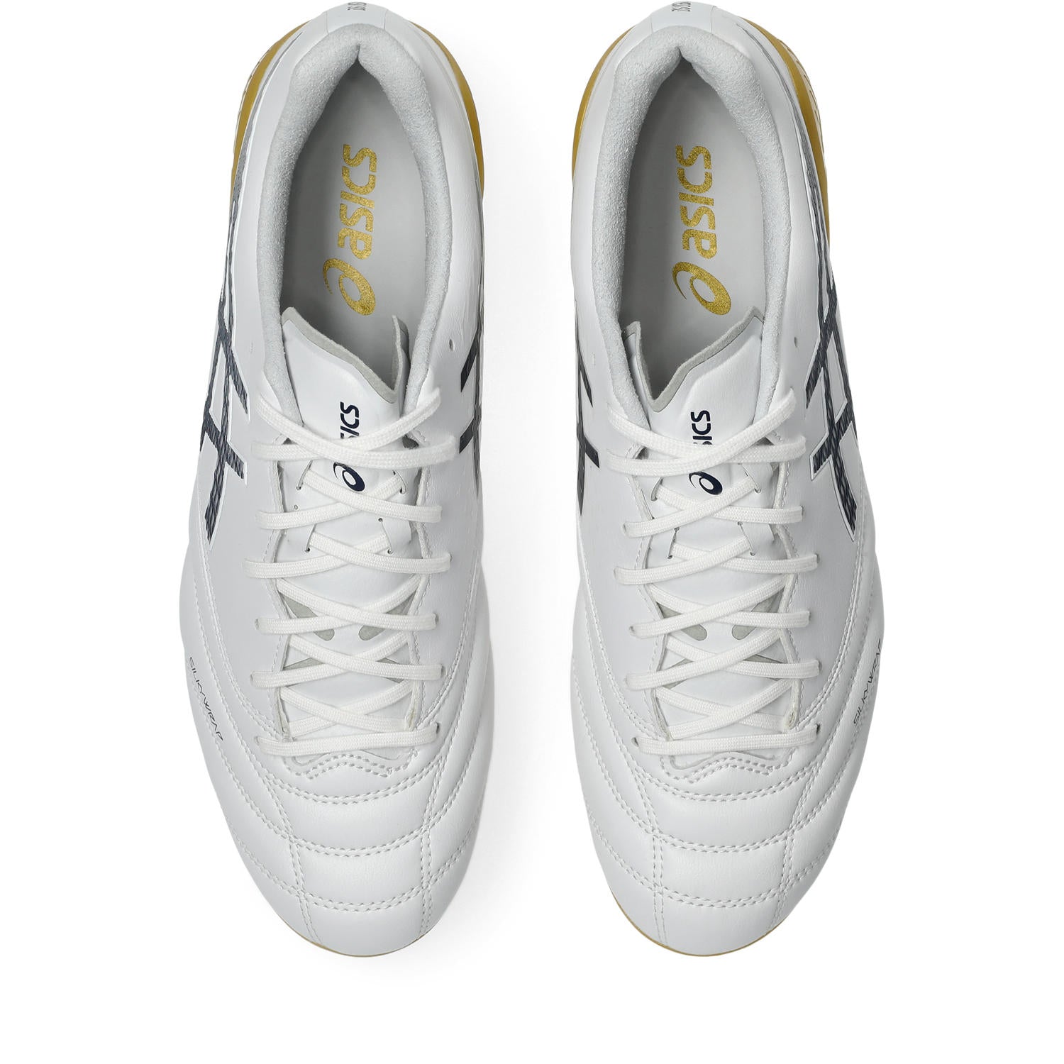 アシックス DS LIGHT X-FLY 6 WHITE MIDNIGHT ASICS サッカースパイク DSライト エックスフライ6 SILKYWRAP エリートモデル 1101a076-103