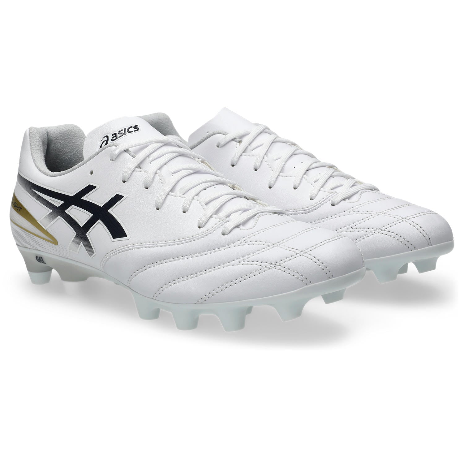【7月23日発売開始｜予約受付中】アシックス DS LIGHT ADVANCE WIDE WHITE MIDNIGHT 103 ASICS サッカースパイク ワイド 幅広 メンズ 土 人工芝 天然芝 fuzeGEL 1103a125-103