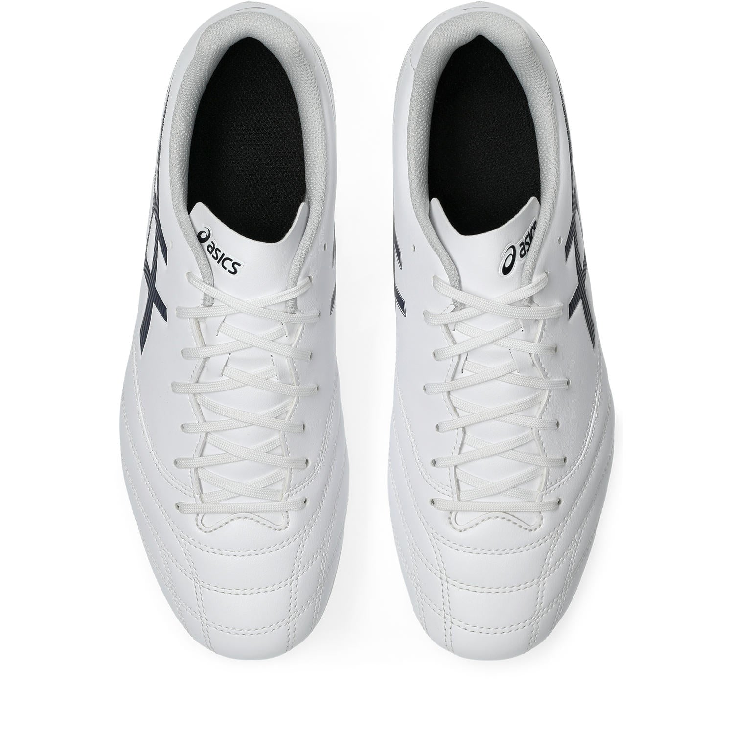 アシックス DS LIGHT CLUB WIDE WHITE MIDNIGHT 103 ASICS サッカースパイク ワイド 幅広 メンズ 土 人工芝 天然芝 エントリーモデル 1103a128-103