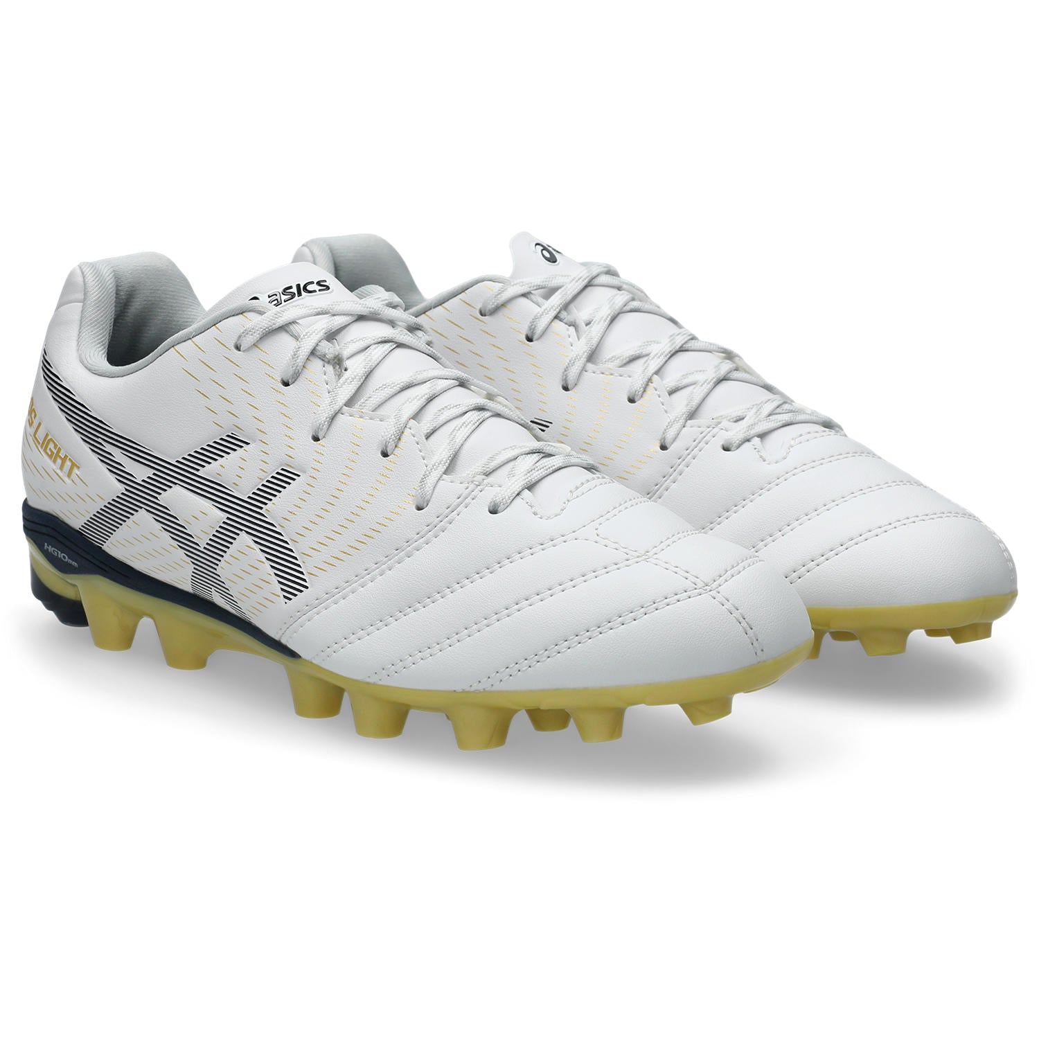 アシックス DS LIGHT JR GS WHITE MIDNIGHT 104 ASICS ジュニア サッカースパイク キッズ 固定式 土 人工芝 天然芝 1104a054-104