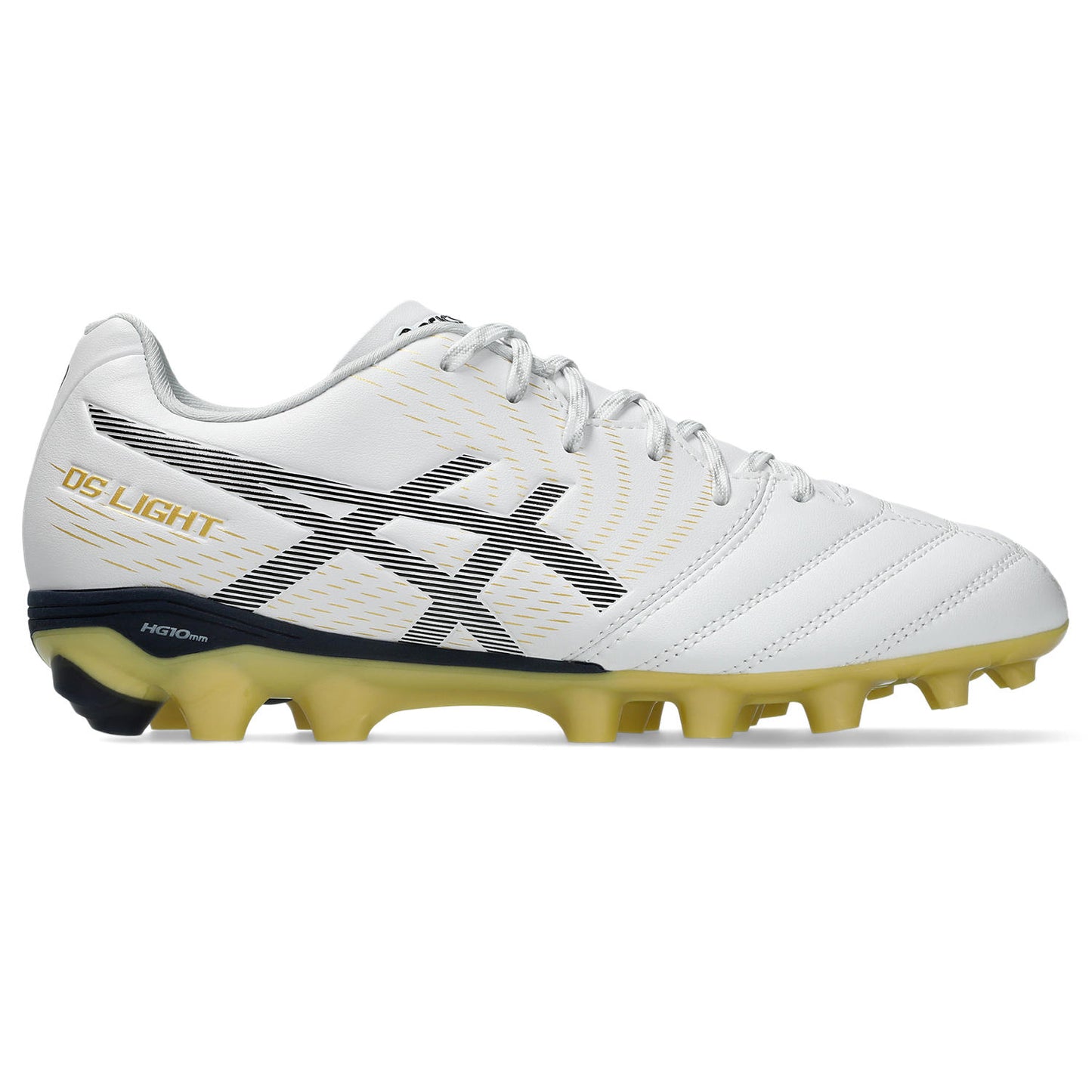 アシックス DS LIGHT JR GS WHITE MIDNIGHT 104 ASICS ジュニア サッカースパイク キッズ 固定式 土 人工芝 天然芝 1104a054-104