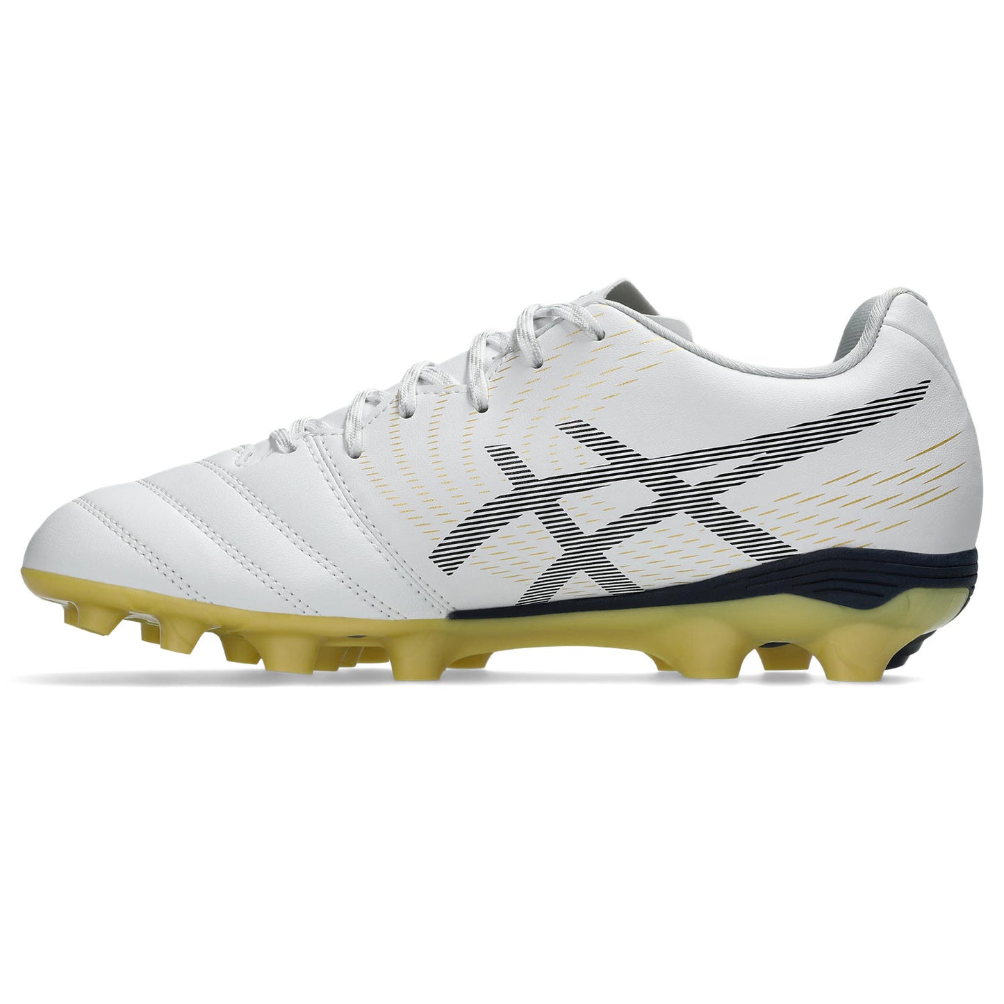 アシックス DS LIGHT JR GS WHITE MIDNIGHT 104 ASICS ジュニア サッカースパイク キッズ 固定式 土 人工芝 天然芝 1104a054-104