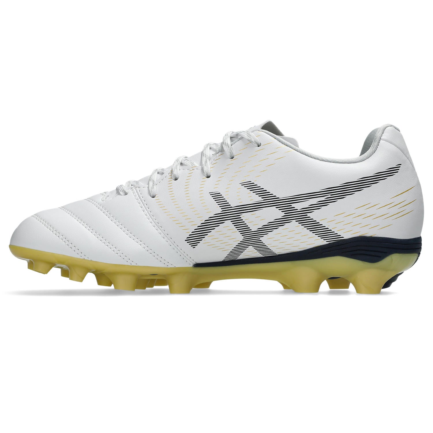 アシックス DS LIGHT JR GS WHITE MIDNIGHT 104 ASICS ジュニア サッカースパイク キッズ 固定式 土 人工芝 天然芝 1104a054-104