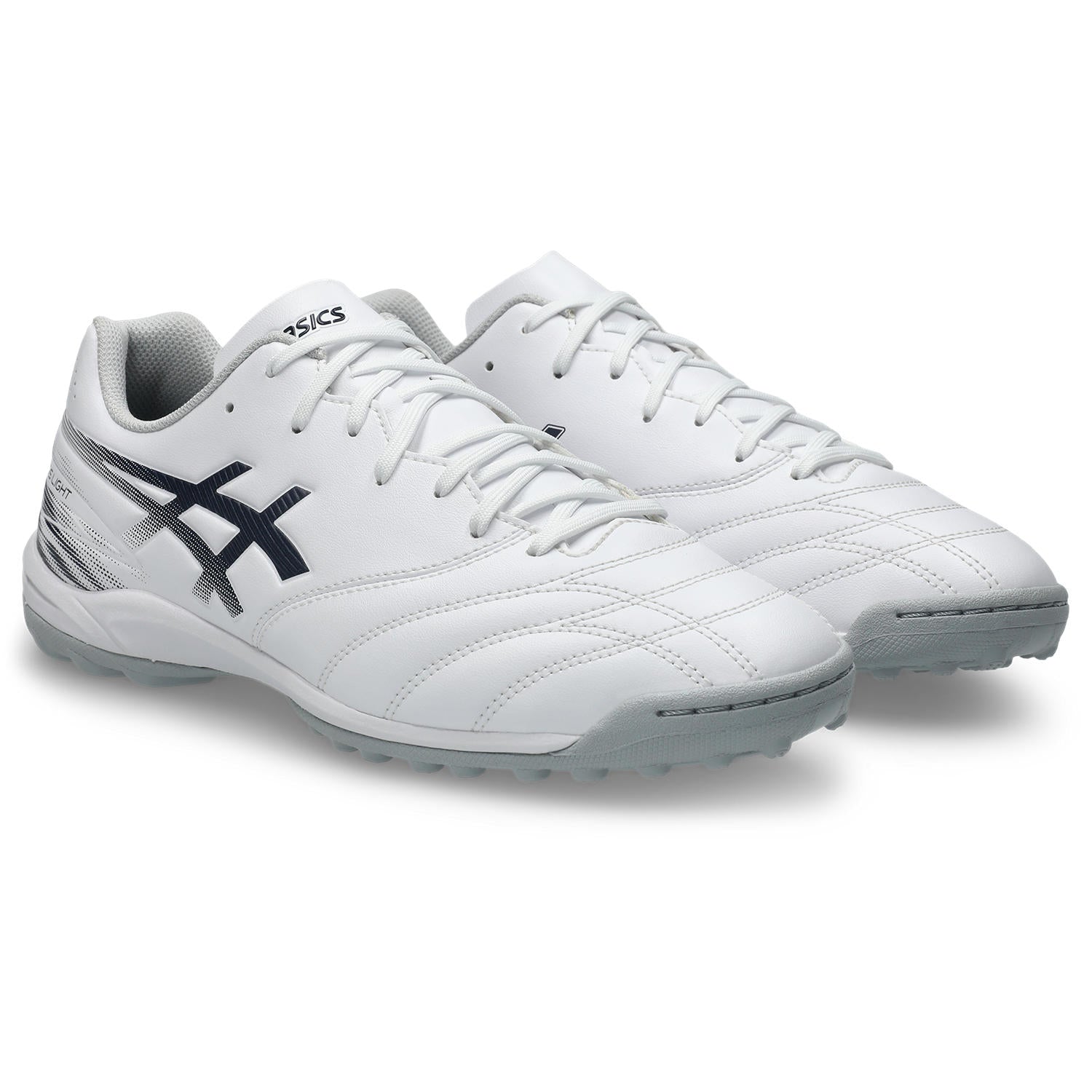 アシックス DS LIGHT CLUB TF WIDE WHITE MIDNIGHT 103 ASICS トレーニングシューズ ワイド 幅広 サッカー ターフシューズ 土 人工芝 1103a123-103