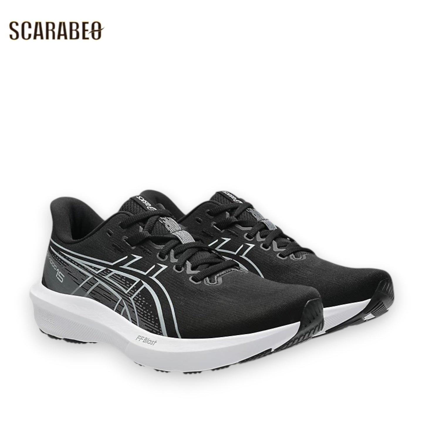 アシックス GT-1000 15 Black White ASICS メンズ ランニングシューズ ブラック ホワイト FF BLAST 3D GUIDANCE SYSTEM クッション 安定性 1011C230-002