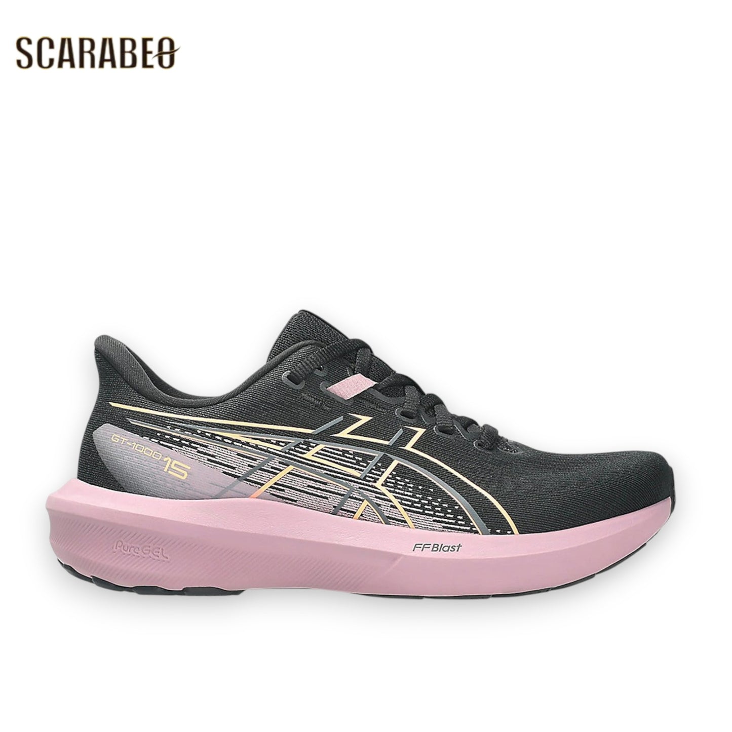 アシックス GT-1000 15 レディース ランニングシューズ 1012B994-003 Black ASICS ジョギング マラソン FF BLAST 3D GUIDANCE SYSTEM 1012b994-003
