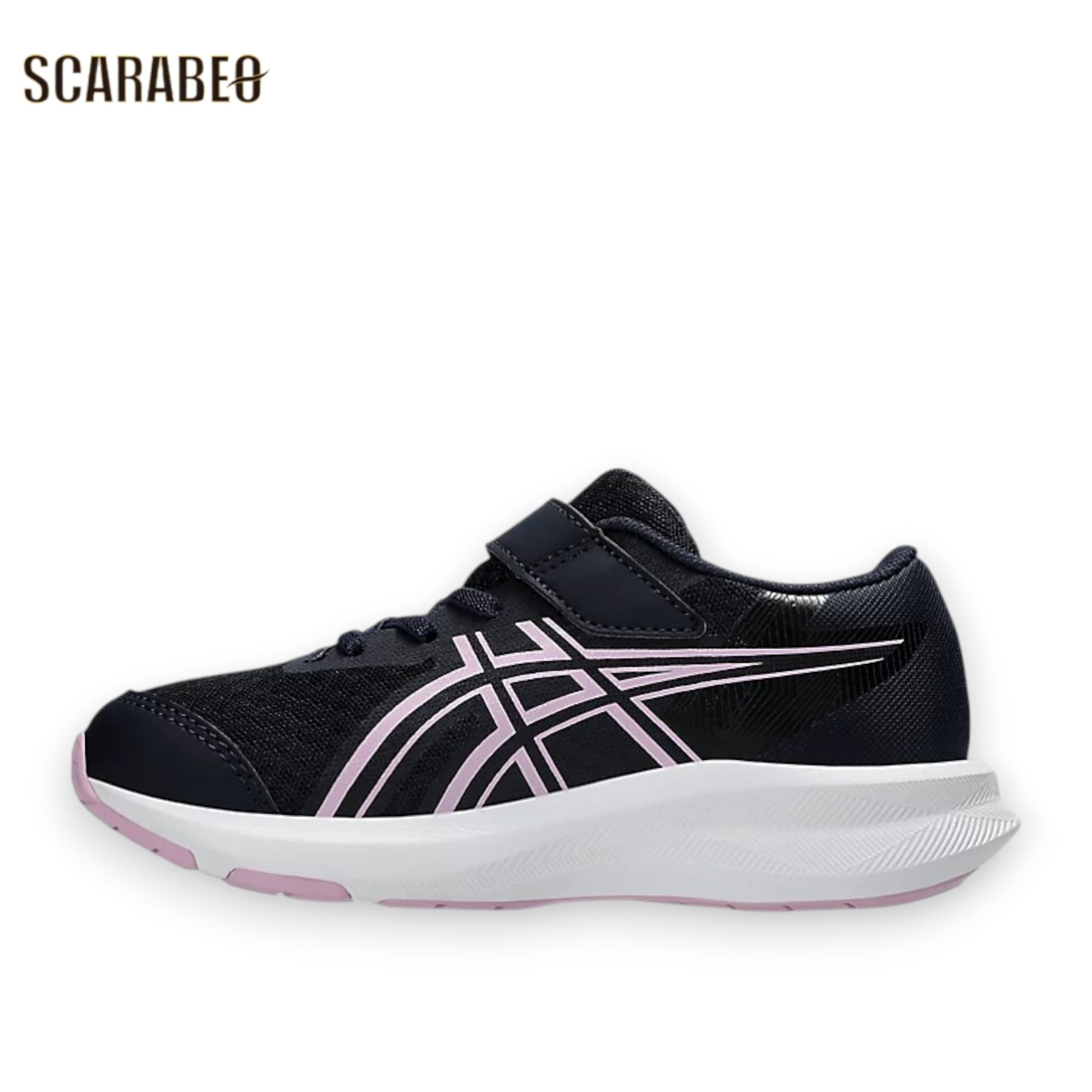 アシックス PATRIOT 14 PS Midnight Hazy Lilac ASICS ジュニア ランニングシューズ キッズ スニーカー 運動靴 通学 軽量 1014a391-405
