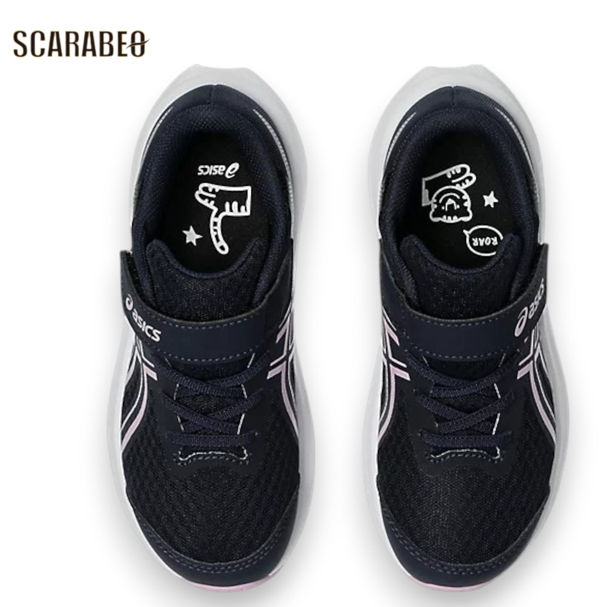 アシックス PATRIOT 14 PS Midnight Hazy Lilac ASICS ジュニア ランニングシューズ キッズ スニーカー 運動靴 通学 軽量 1014a391-405