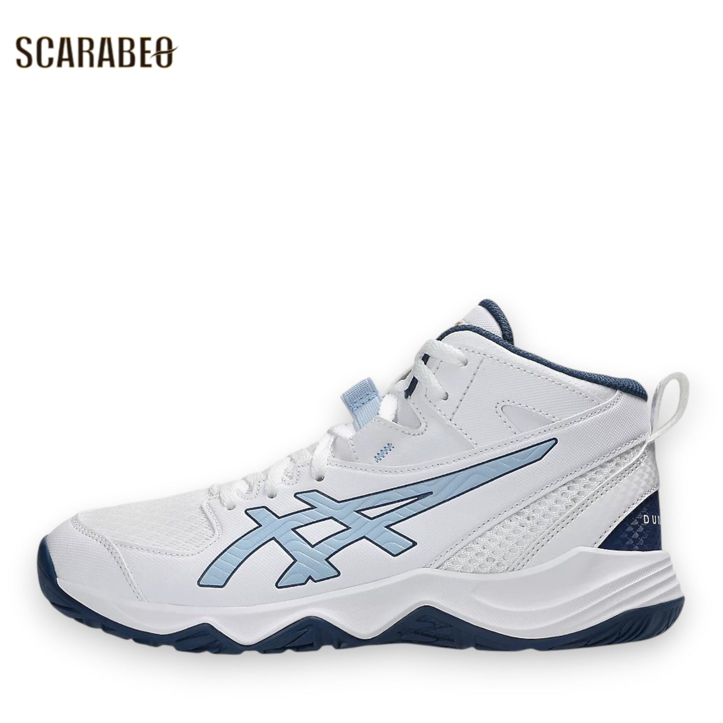 アシックス DUNKSHOT MB 10 White Solid Air ASICS ジュニア バスケットボールシューズ キッズ ミニバス バッシュ 初心者 エントリーモデル 1064a019-106