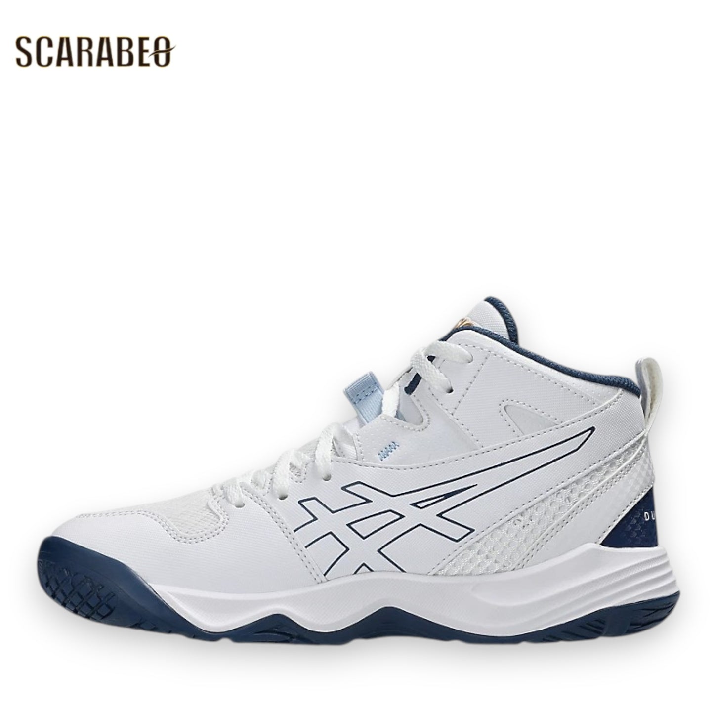 アシックス DUNKSHOT MB 10 White Solid Air ASICS ジュニア バスケットボールシューズ キッズ ミニバス バッシュ 初心者 エントリーモデル 1064a019-106