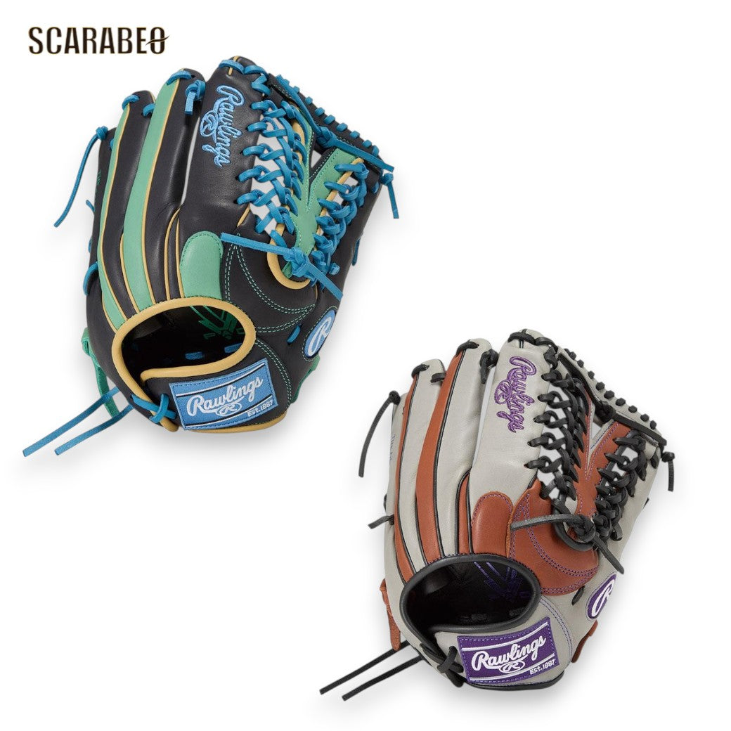 ローリングス HOH DP COLORS レディース ソフトボール グローブ オールラウンド用 外野向き 12.0 GS6FHDS66 Rawlings 女子ソフト JSA公認 gs6fhds66