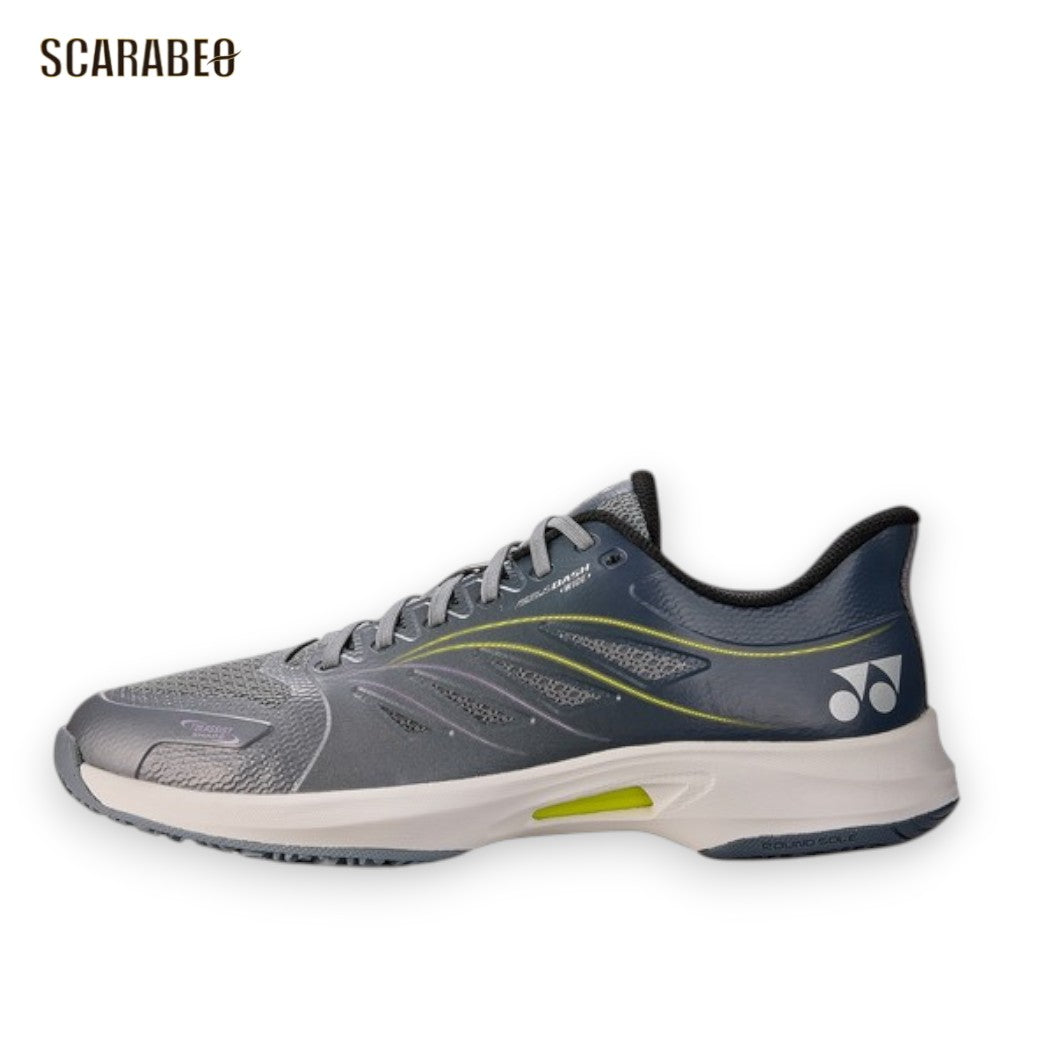 ヨネックス パワークッション エアラスダッシュ5 ワイド GC SHTAD5WG プラチナ 695 YONEX テニスシューズ オムニ クレーコート 軽量 ワイドモデル shtad5wg-695