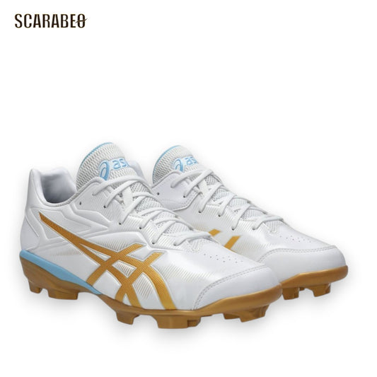 アシックス STAR SHINE 3 野球 スパイク ポイントスパイク 一般 大人 1123A033-104 ホワイト ピュアゴールド asics スターシャイン3 軽量 1123a033-104