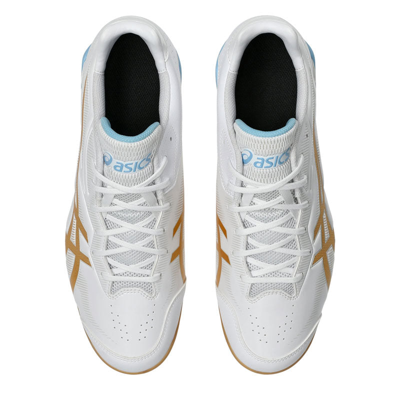 アシックス STAR SHINE 3 野球 スパイク ポイントスパイク 一般 大人 1123A033-104 ホワイト ピュアゴールド asics スターシャイン3 軽量 1123a033-104