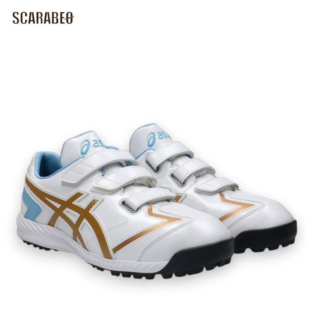 【8月23日入荷予定｜予約受付中】アシックス NEOREVIVE TR 3 野球 トレーニングシューズ ホワイト ピュアゴールド asics 1123A042 白 トレシュー アップシューズ 軽量 STANDARD 1123a042-104
