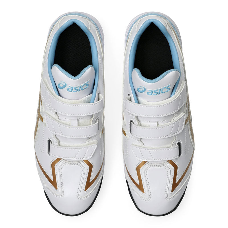 【8月23日入荷予定｜予約受付中】アシックス NEOREVIVE TR 3 野球 トレーニングシューズ ホワイト ピュアゴールド asics 1123A042 白 トレシュー アップシューズ 軽量 STANDARD 1123a042-104