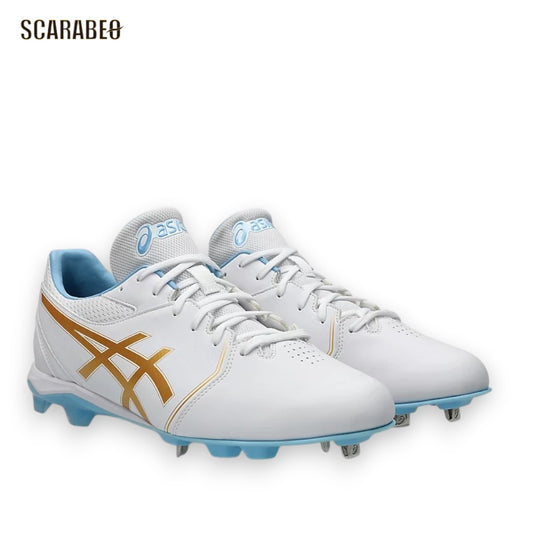 アシックス NEOCONNECT 野球 スパイク ハイブリッドソール 金具 樹脂スタッド 高校野球対応 asics ネオコネクト 白スパイク 軽量 STANDARD 1123a054-104