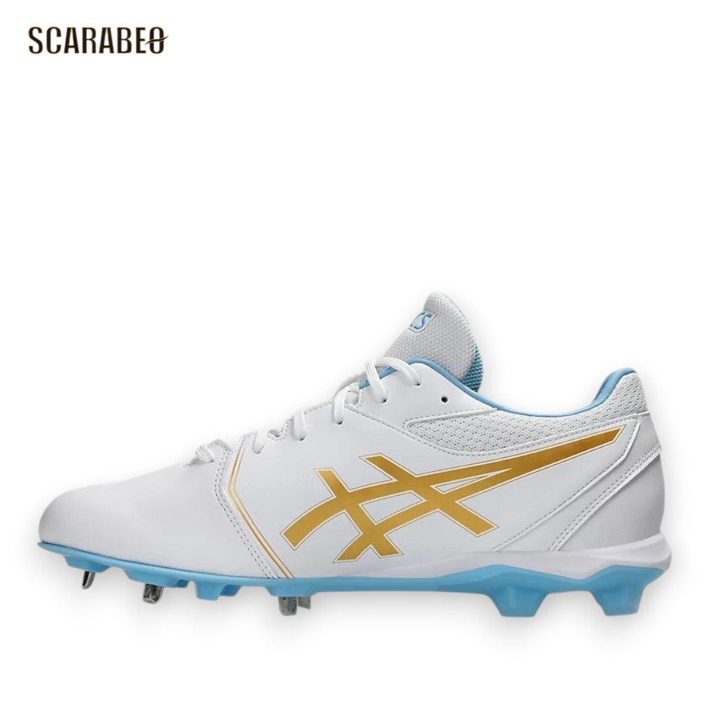 アシックス NEOCONNECT 野球 スパイク ハイブリッドソール 金具 樹脂スタッド 高校野球対応 asics ネオコネクト 白スパイク 軽量 STANDARD 1123a054-104