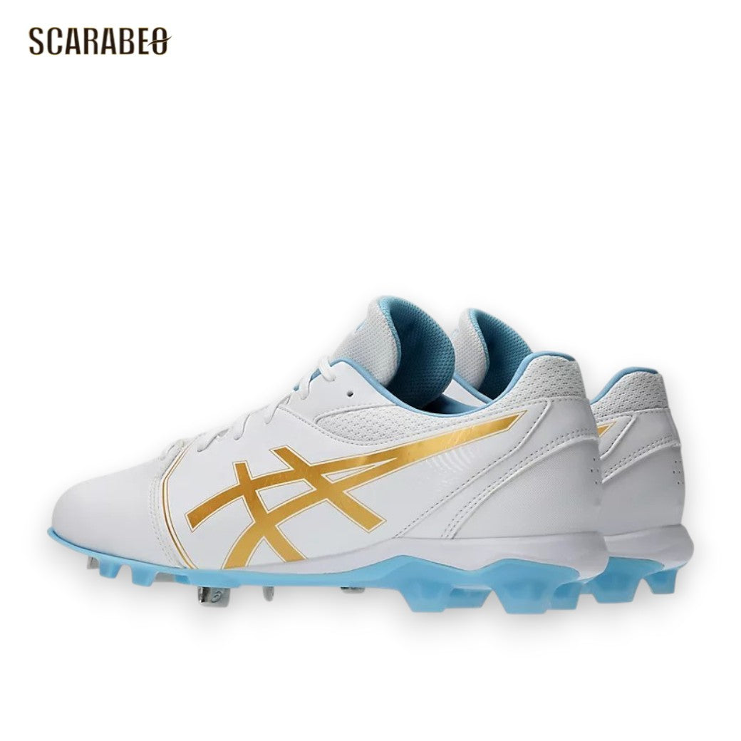 アシックス NEOCONNECT 野球 スパイク ハイブリッドソール 金具 樹脂スタッド 高校野球対応 asics ネオコネクト 白スパイク 軽量 STANDARD 1123a054-104