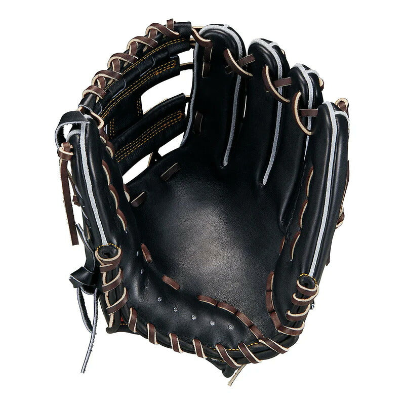ゼット プロステイタスプレミアム 硬式 グローブ 内野手用 源田モデル 二塁手 遊撃手 サイズ4 ブラック×ブラウン ZETT PROSTATUS PREMIUM 236型 日本製 限定 硬式グラブ bprogp656x-1937