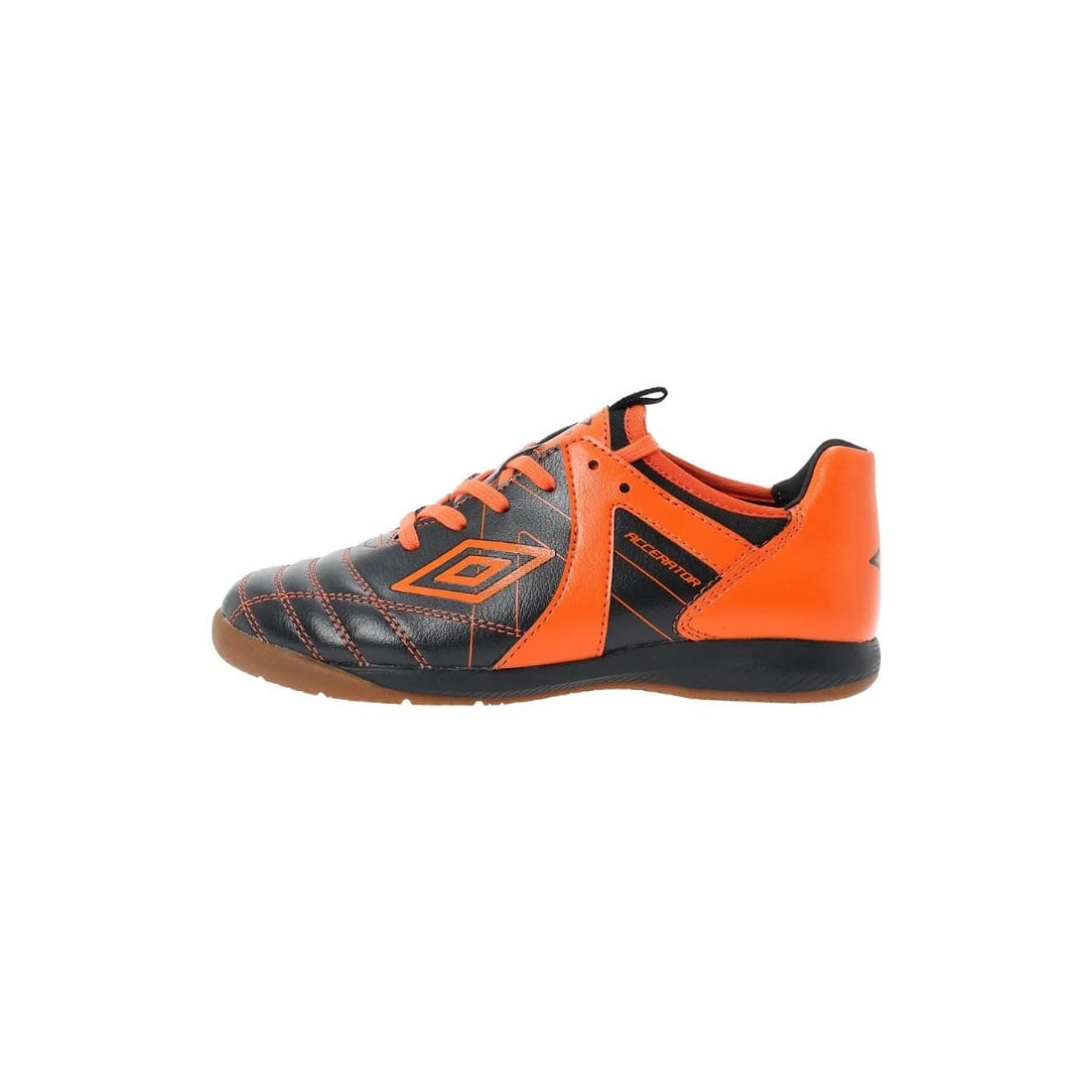 アンブロ アクセレイター TR JR WIDE IN ジュニア フットサルシューズ インドア ブラック オレンジ UMBRO ACCERATOR ワイド 幅広 室内用 ノンマーキング uf6fcsf1j
