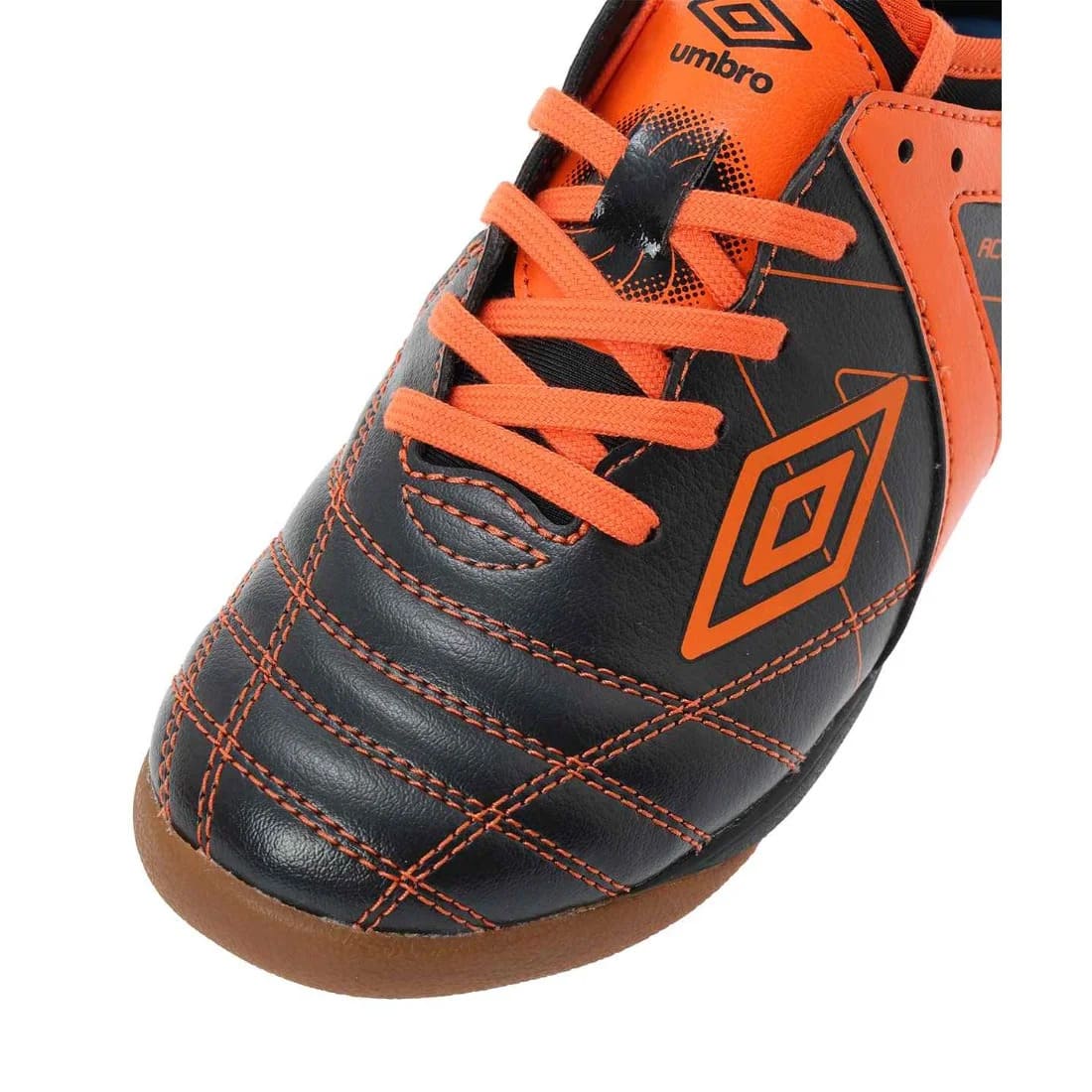 アンブロ アクセレイター TR JR WIDE IN ジュニア フットサルシューズ インドア ブラック オレンジ UMBRO ACCERATOR ワイド 幅広 室内用 ノンマーキング uf6fcsf1j
