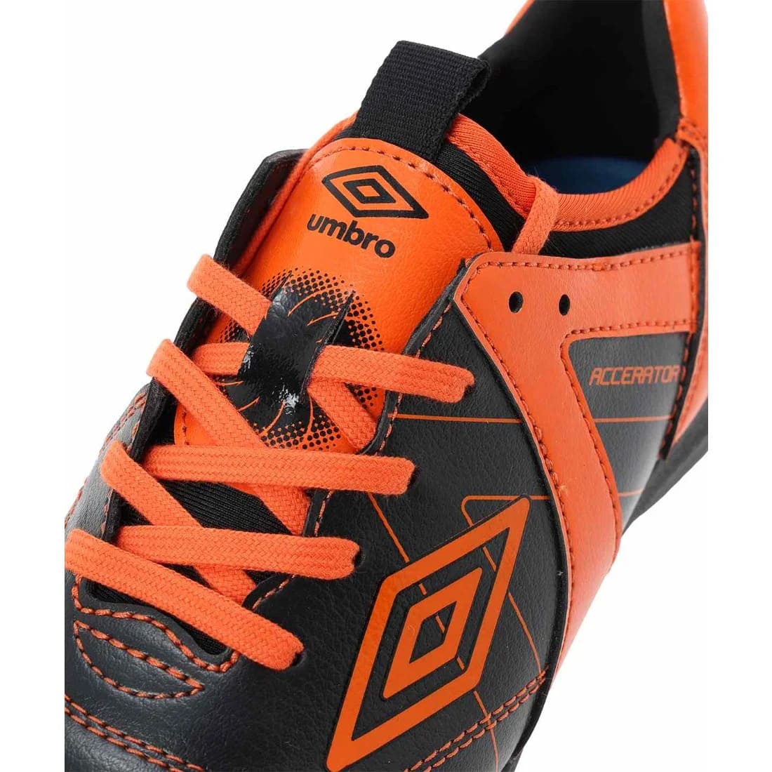 アンブロ アクセレイター TR JR WIDE IN ジュニア フットサルシューズ インドア ブラック オレンジ UMBRO ACCERATOR ワイド 幅広 室内用 ノンマーキング uf6fcsf1j