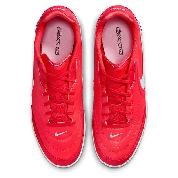 ナイキ ティエンポ ストリート ガト GU フットサルシューズ インドア ブライトクリムゾン ホワイト NIKE Tiempo Street Gato GU 室内用 iz1689-600
