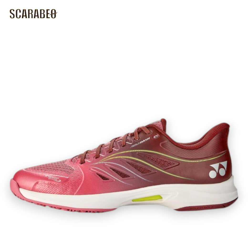 ヨネックス パワークッション エアラスダッシュ5GC テニスシューズ オムニ クレー コーラルレッド ワインレッド YONEX POWER CUSHION AERUSDASH 5 GC SHTAD5GC shtad5gc-514