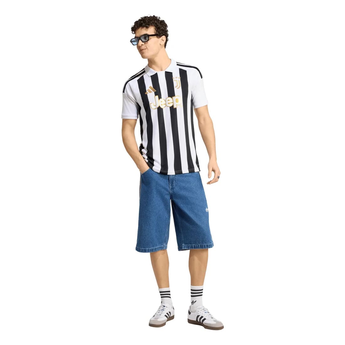 アディダス ユベントス 26/27 ホーム レプリカ ユニフォーム 半袖 ホワイト ブラック KC2285 adidas Juventus 2026-2027 レプリカゲームシャツ sd611-kc2285