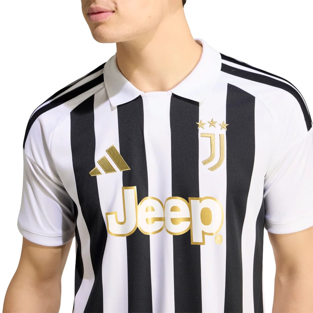 アディダス ユベントス 26/27 ホーム レプリカ ユニフォーム 半袖 ホワイト ブラック KC2285 adidas Juventus 2026-2027 レプリカゲームシャツ sd611-kc2285