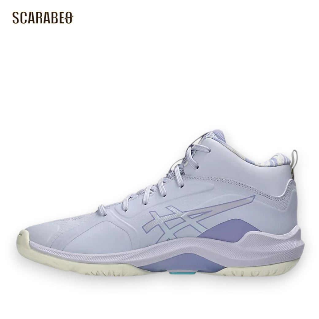アシックス バスケットボールシューズ FLOWRUSH レディース バッシュ STANDARD L.A.コンフォート アーチサポート 軽量 asics Lilac Opal Bluebell 1063a122-400