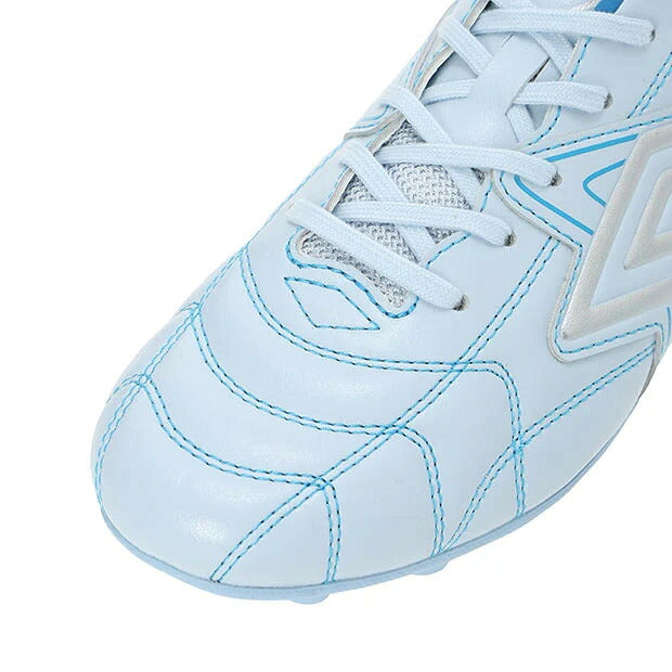アンブロ アクセレイター RB JR WIDE +GAINA HG ジュニア サッカースパイク UMBRO ACCERATOR ワイド 幅広 HG 人工芝 土 天然芝 ホワイト ブルー WHBL uf6fcsb2jb