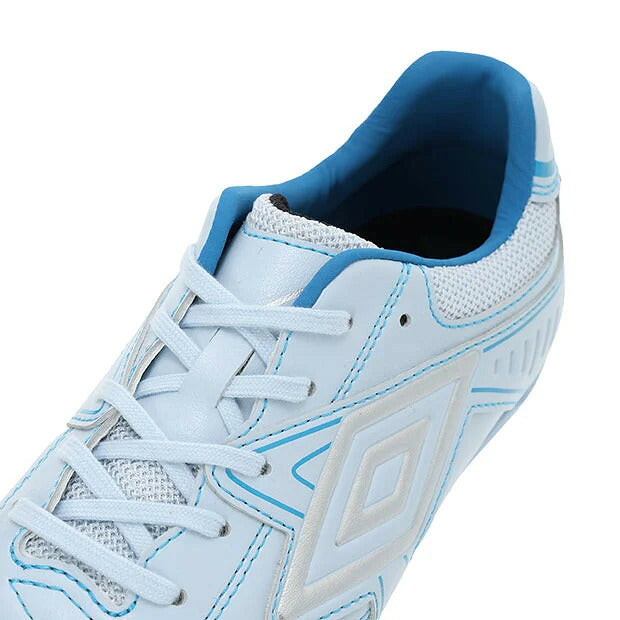 アンブロ アクセレイター RB JR WIDE +GAINA HG ジュニア サッカースパイク UMBRO ACCERATOR ワイド 幅広 HG 人工芝 土 天然芝 ホワイト ブルー WHBL uf6fcsb2jb