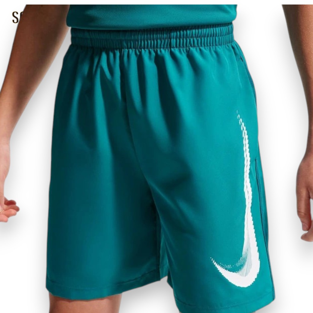 ナイキ YTH マルチ リフレッシュ ショート IO0736-372 ジュニア ハーフパンツ NIKE キッズ 子ども 短パン スポーツウェア ポケット付き ブライトスプルース io0736-372