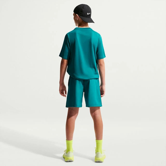 ナイキ YTH マルチ リフレッシュ ショート IO0736-372 ジュニア ハーフパンツ NIKE キッズ 子ども 短パン スポーツウェア ポケット付き ブライトスプルース io0736-372