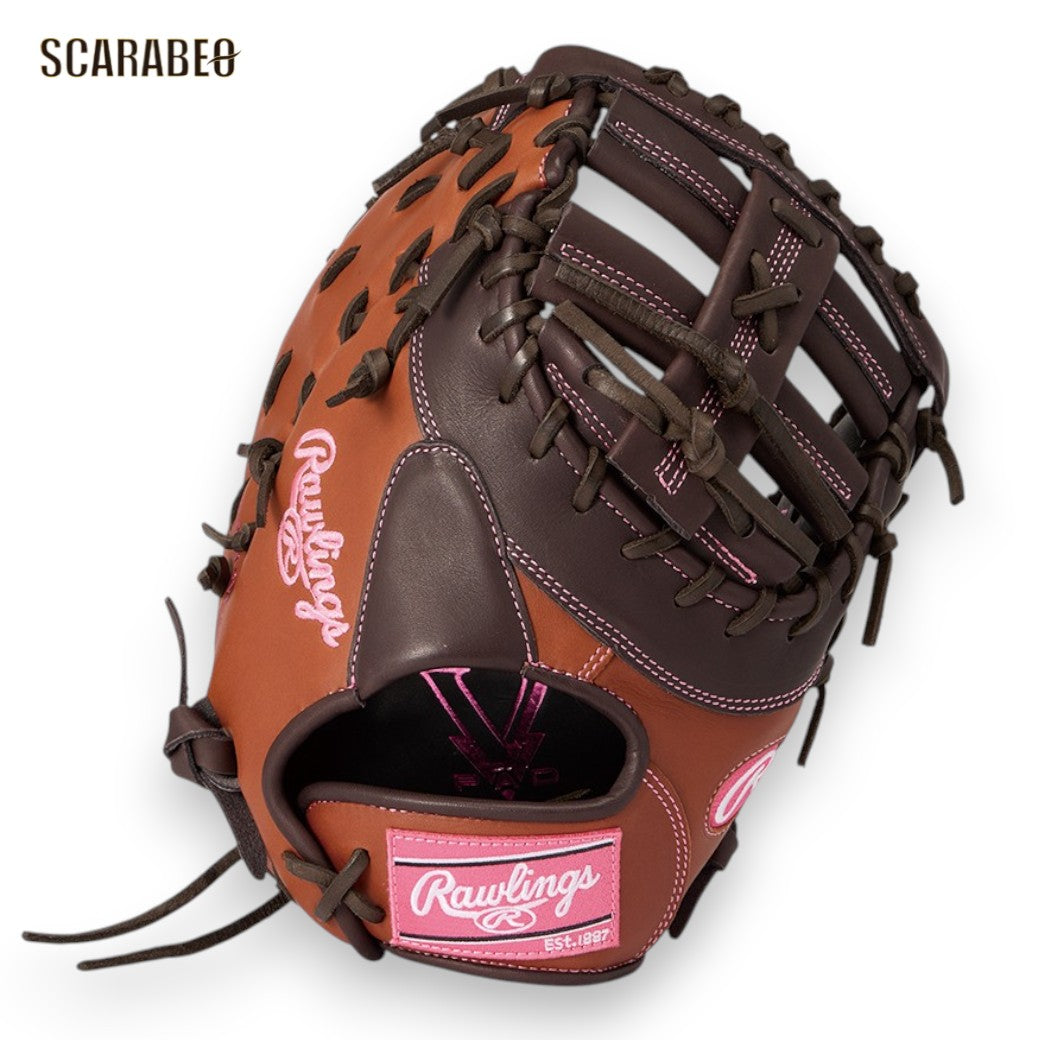 ローリングス ソフトボール用 HOH DP COLORS キャッチャーミット 12インチ レディース 女子用 モカ ブラウン Rawlings HOH DPカラーズ 捕手用 グローブ gs6hdyz6