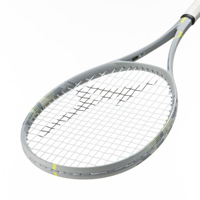 ミズノ DUALSTRIKE S-10 63JTN6C405 ソフトテニスラケット 後衛用 未張りラケット MIZUNO デュアルストライク S-10 コントロールモデル ライトグレー 63jtn6c405