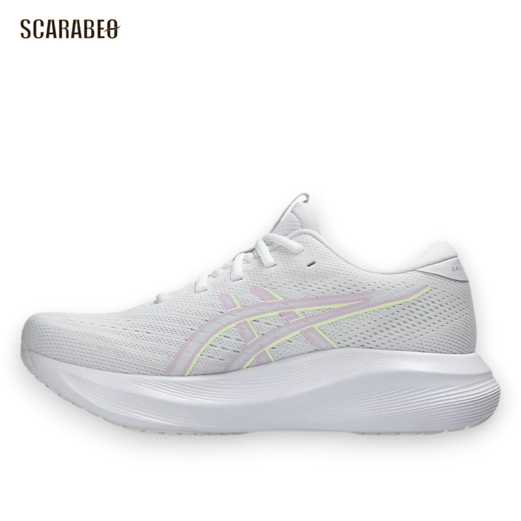 アシックス asics GEL-EXCITE 11 ゲルエキサイト11 White/Hazy Lilac レディース ランニングシューズ ジョギング ウォーキング 軽量 クッション AMPLIFOAM PLUS スニーカー 1012b861-100